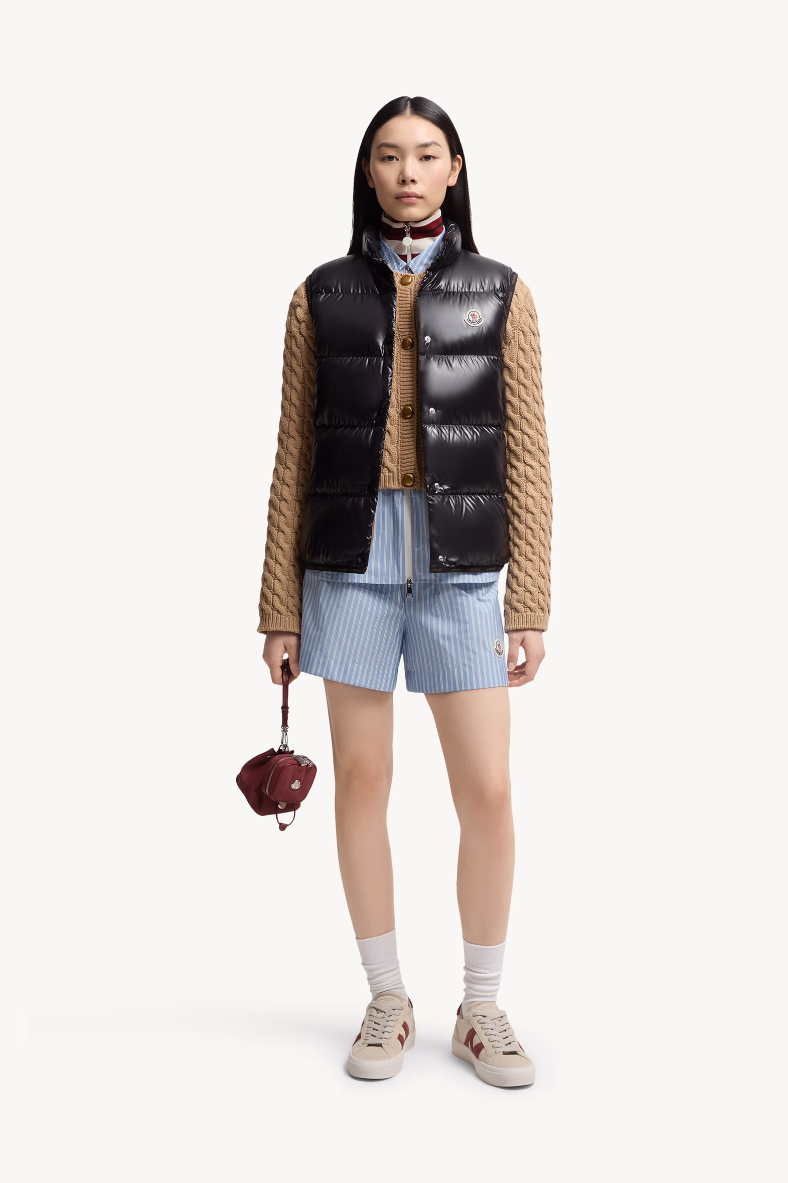 Doudoune sans manches Badia Femmes Noir Moncler 0